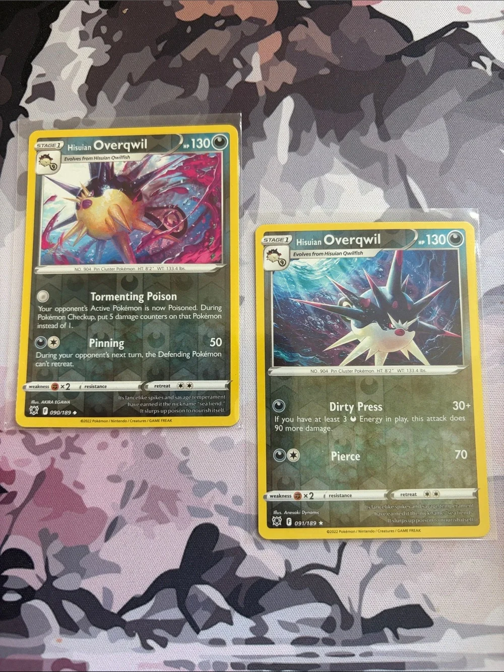 overqwil pokemon card value Hisuian Pokémon Lot Hisuian Overqwil - Astral Radiance